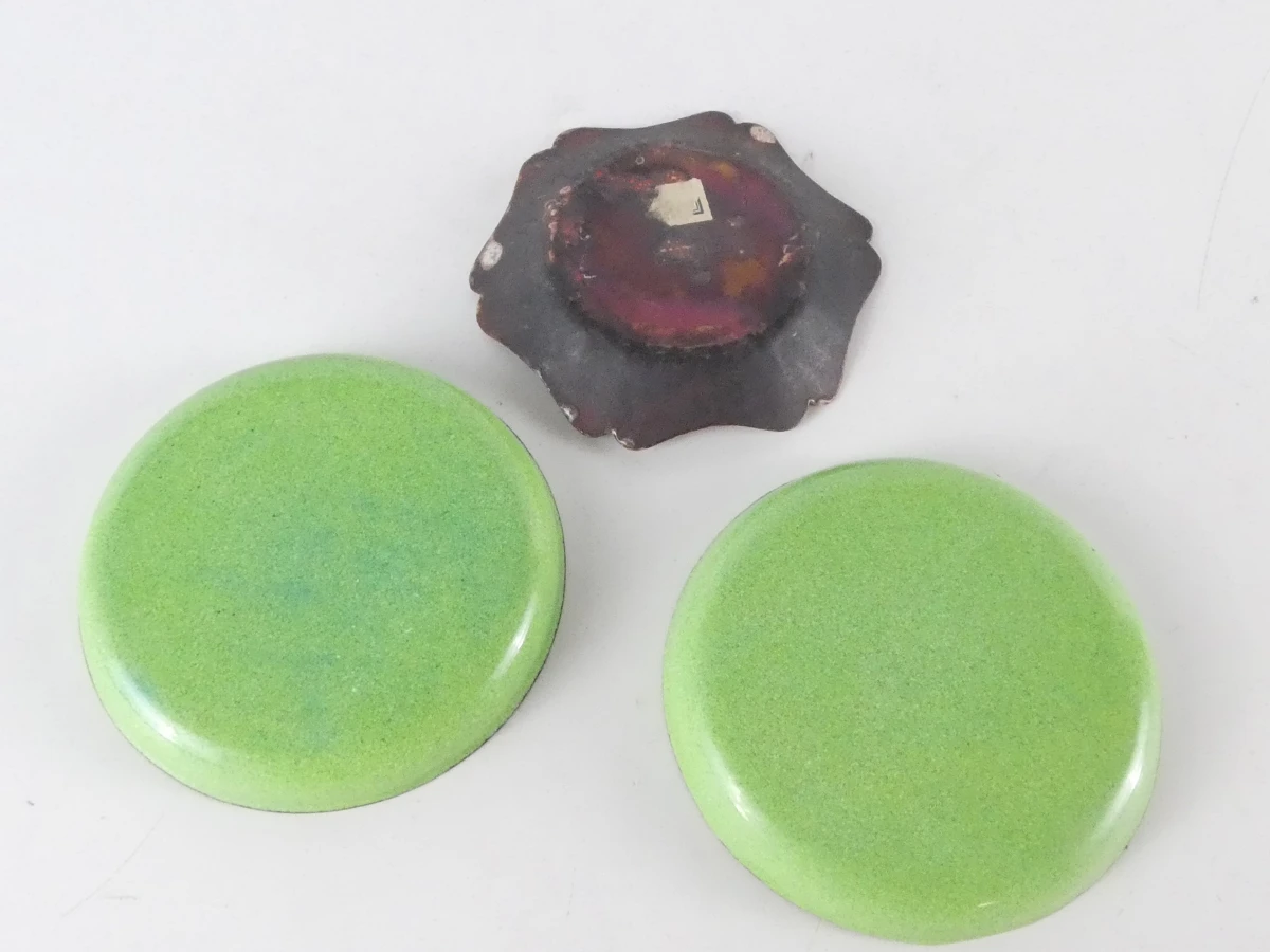 Set van 9 vintage kleine decoratieve schaaltjes en bakjes - foto 9