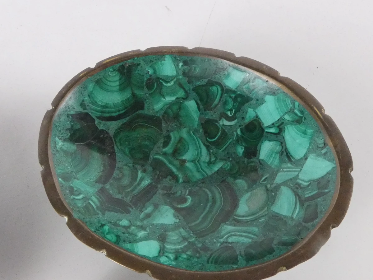 Set van 9 vintage kleine decoratieve schaaltjes en bakjes - foto 13