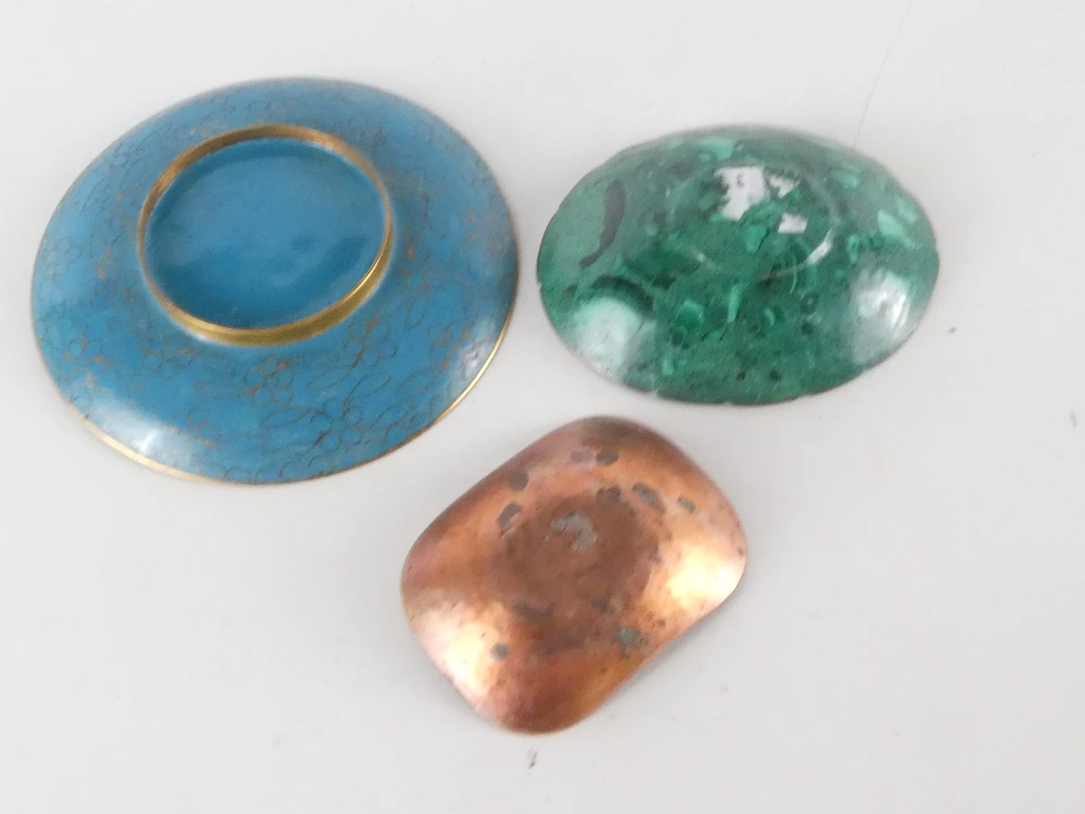 Set van 9 vintage kleine decoratieve schaaltjes en bakjes - foto 14