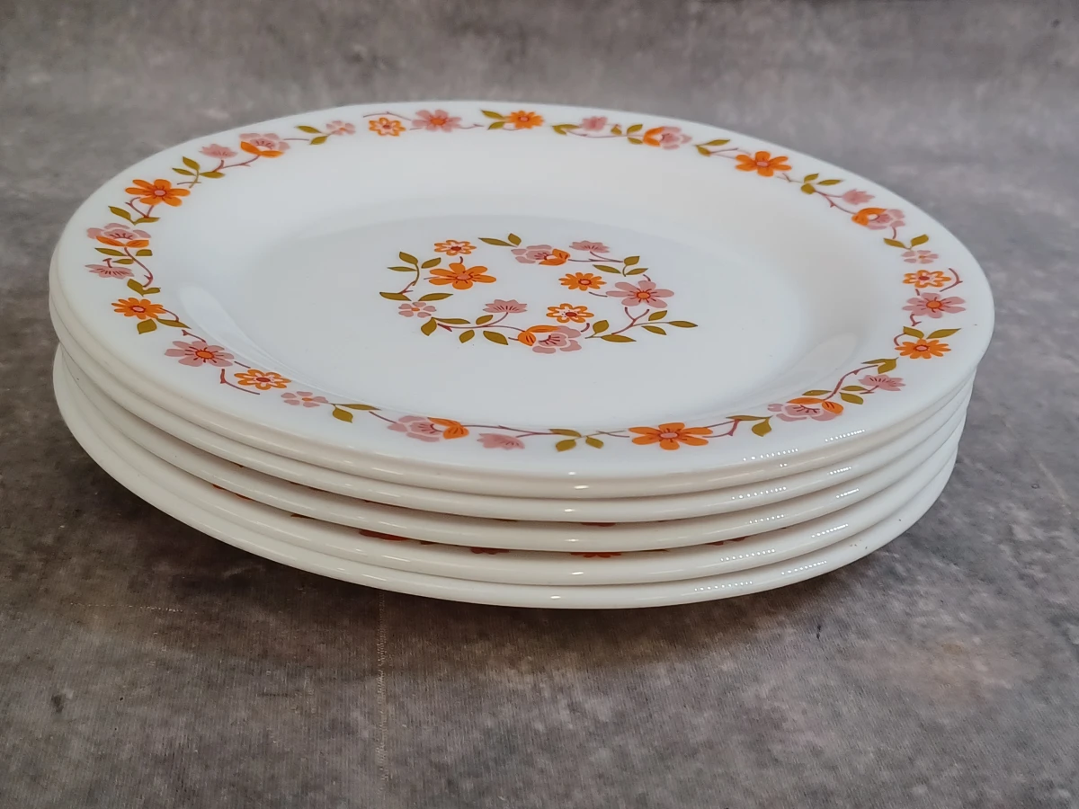 Vintage Arcopal 21-delig servies uit de jaren 70 - Scania decor - foto 21