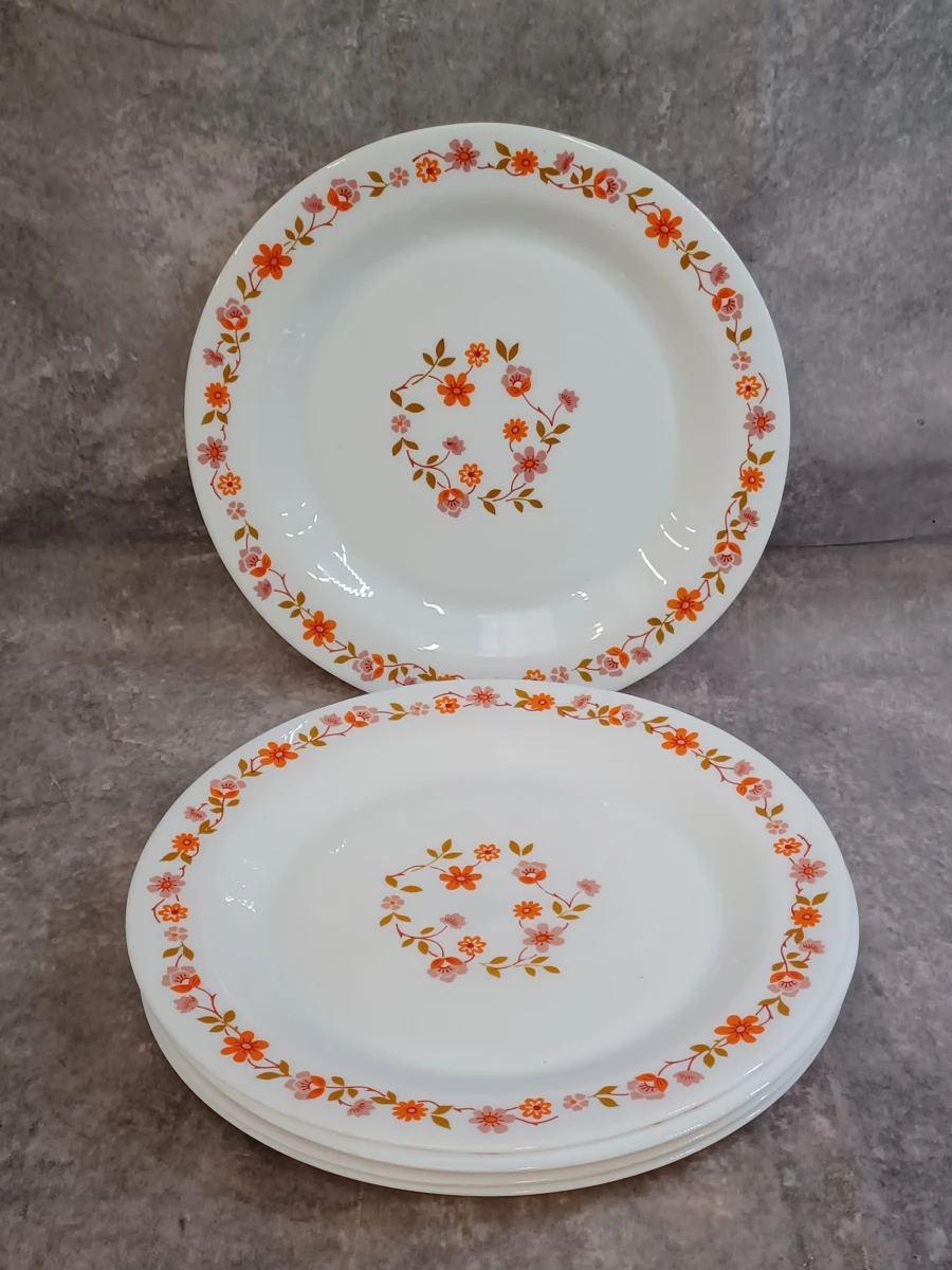 Vintage Arcopal 21-delig servies uit de jaren 70 - Scania decor - foto 3
