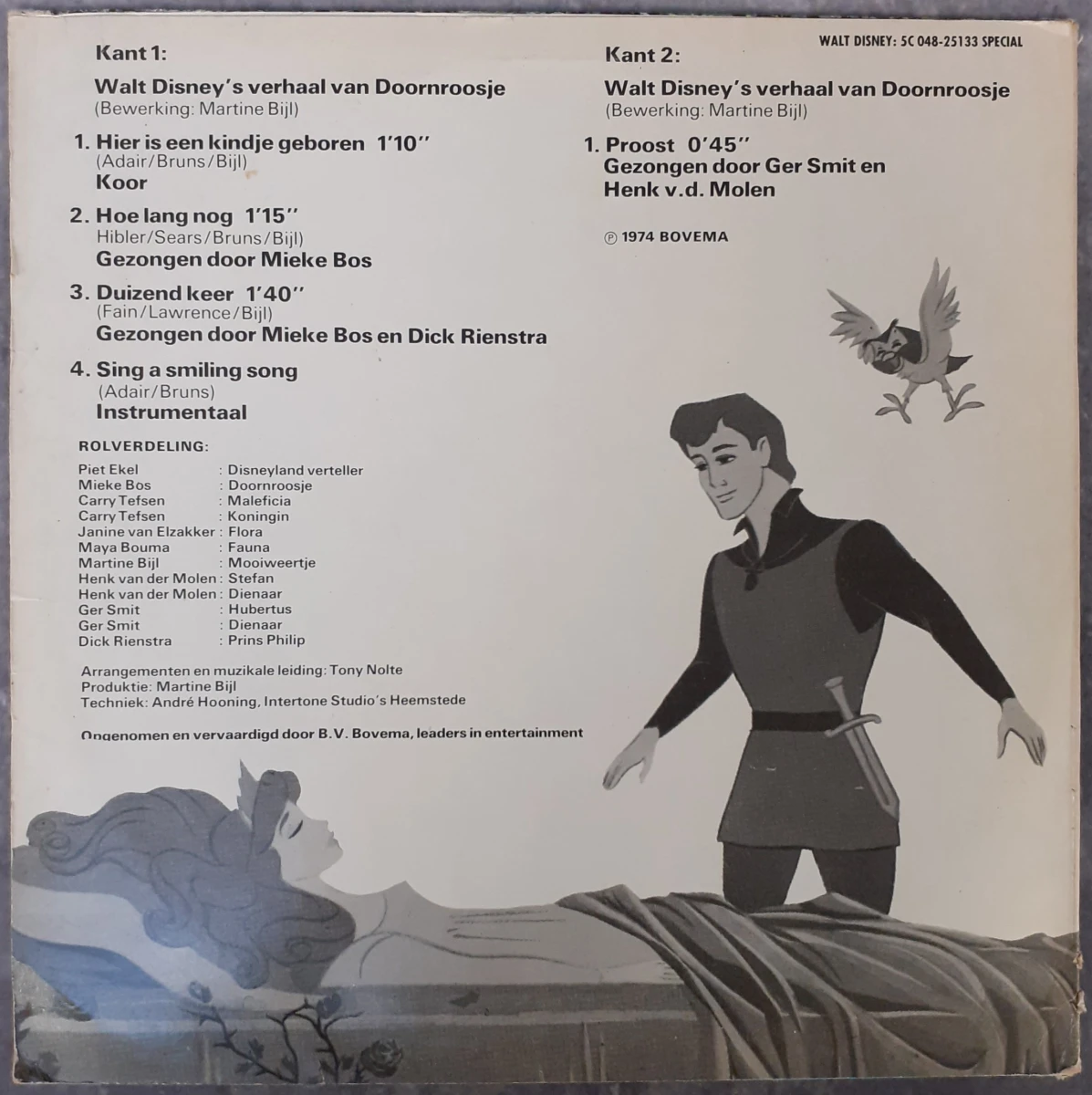 Vinyl: Set Van Vijf Originele Walt Disney Albums - foto 12
