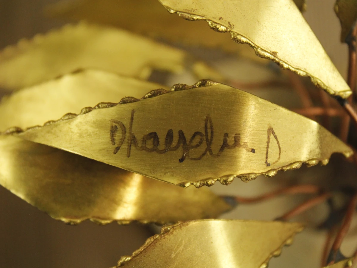Daniel D’Haeseleer (1974-2022) – sculpturale boom in messing en koper - foto 2