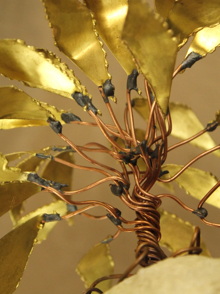 Daniel D’Haeseleer (1974-2022) – sculpturale boom in messing en koper - foto 7