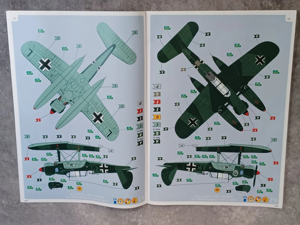 Set van 3 Revell modelbouwdozen – Vliegtuigen uit de tweede wereldoorlog - foto 18