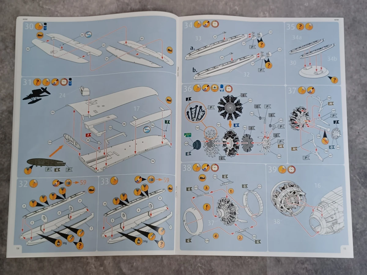 Set van 3 Revell modelbouwdozen – Vliegtuigen uit de tweede wereldoorlog - foto 17