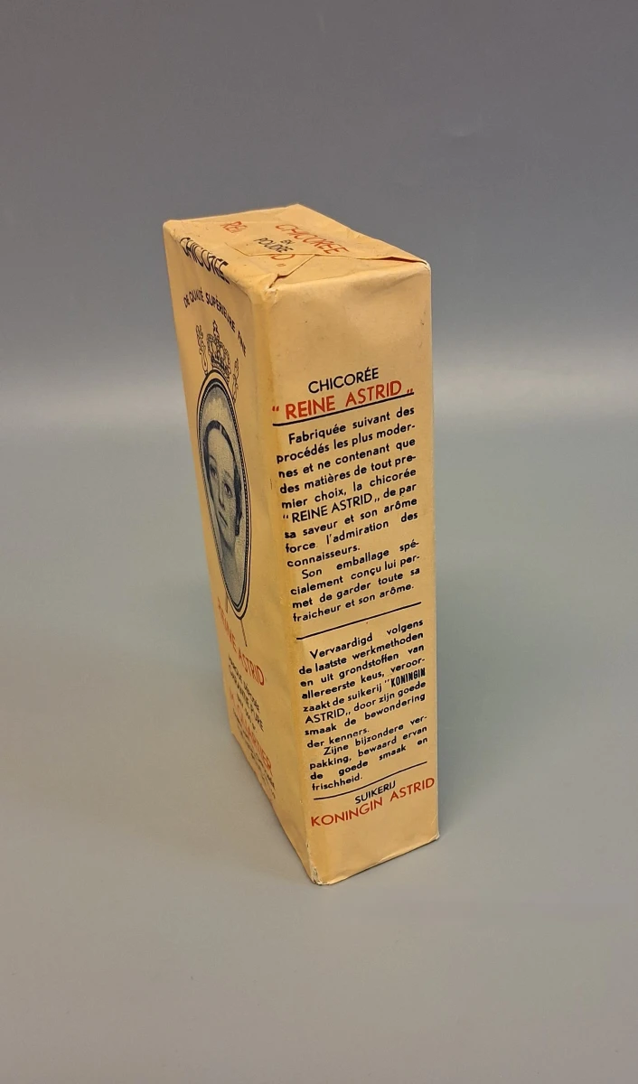 Vintage verpakking van chicoreipoeder 'Reine Astrid' - foto 4
