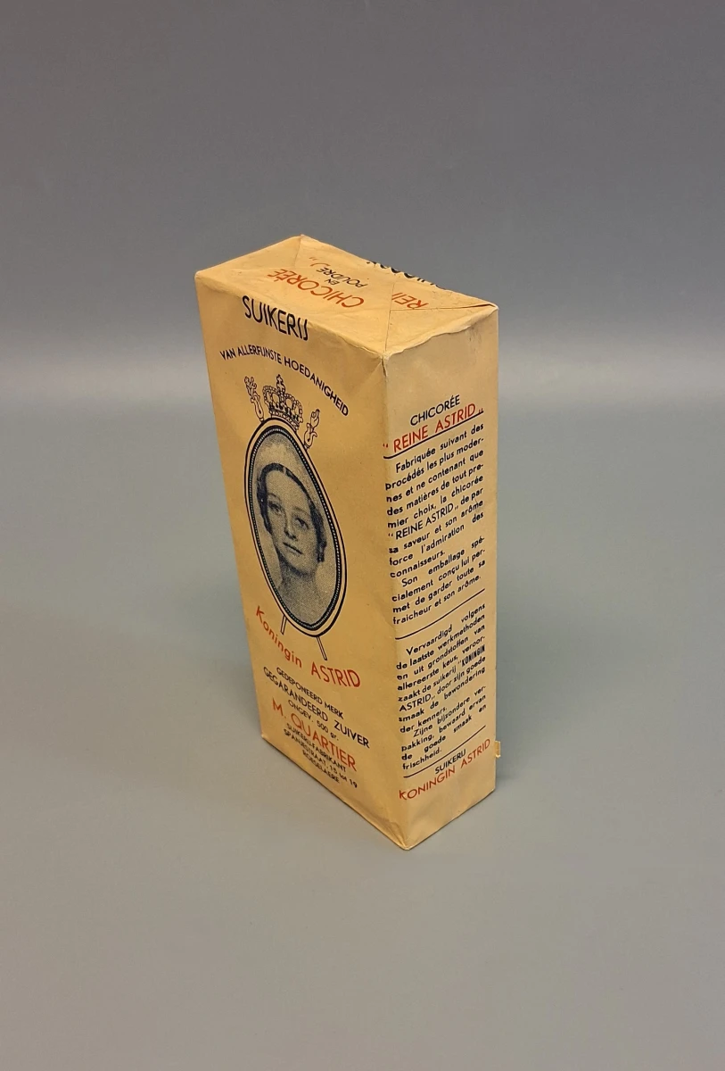 Vintage verpakking van chicoreipoeder 'Reine Astrid' - foto 2