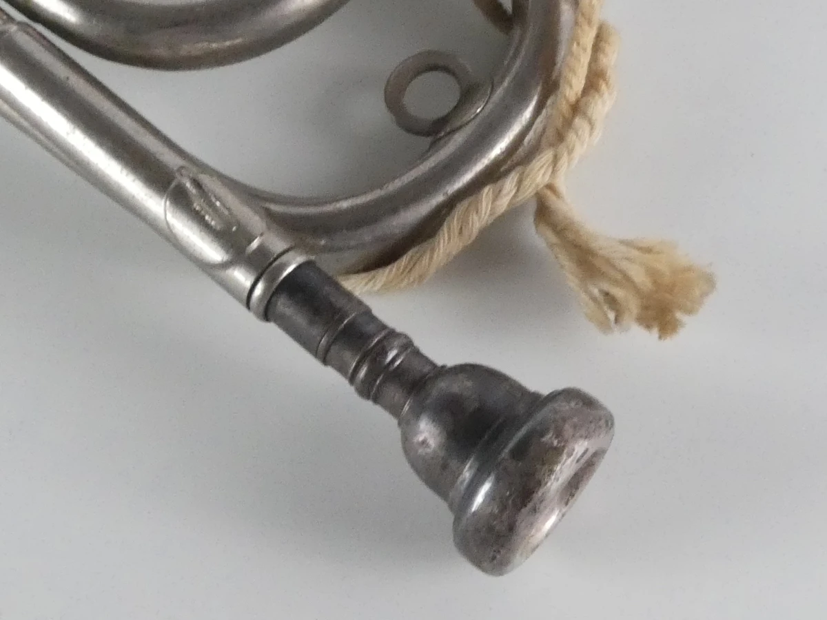 Vintage Hudson signaaltrompet / bugel - foto 11