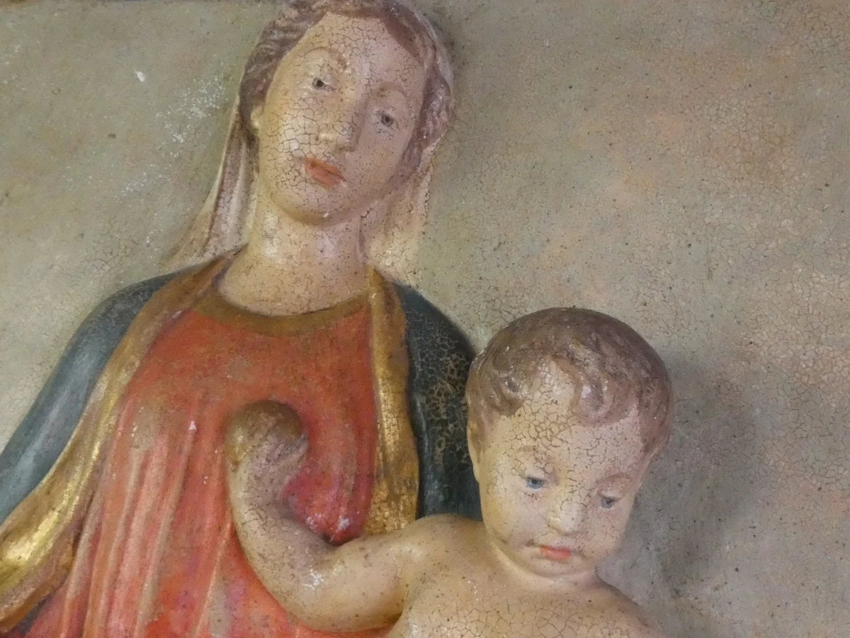 Religieuze wanddecoratie Maria met kind - foto 6