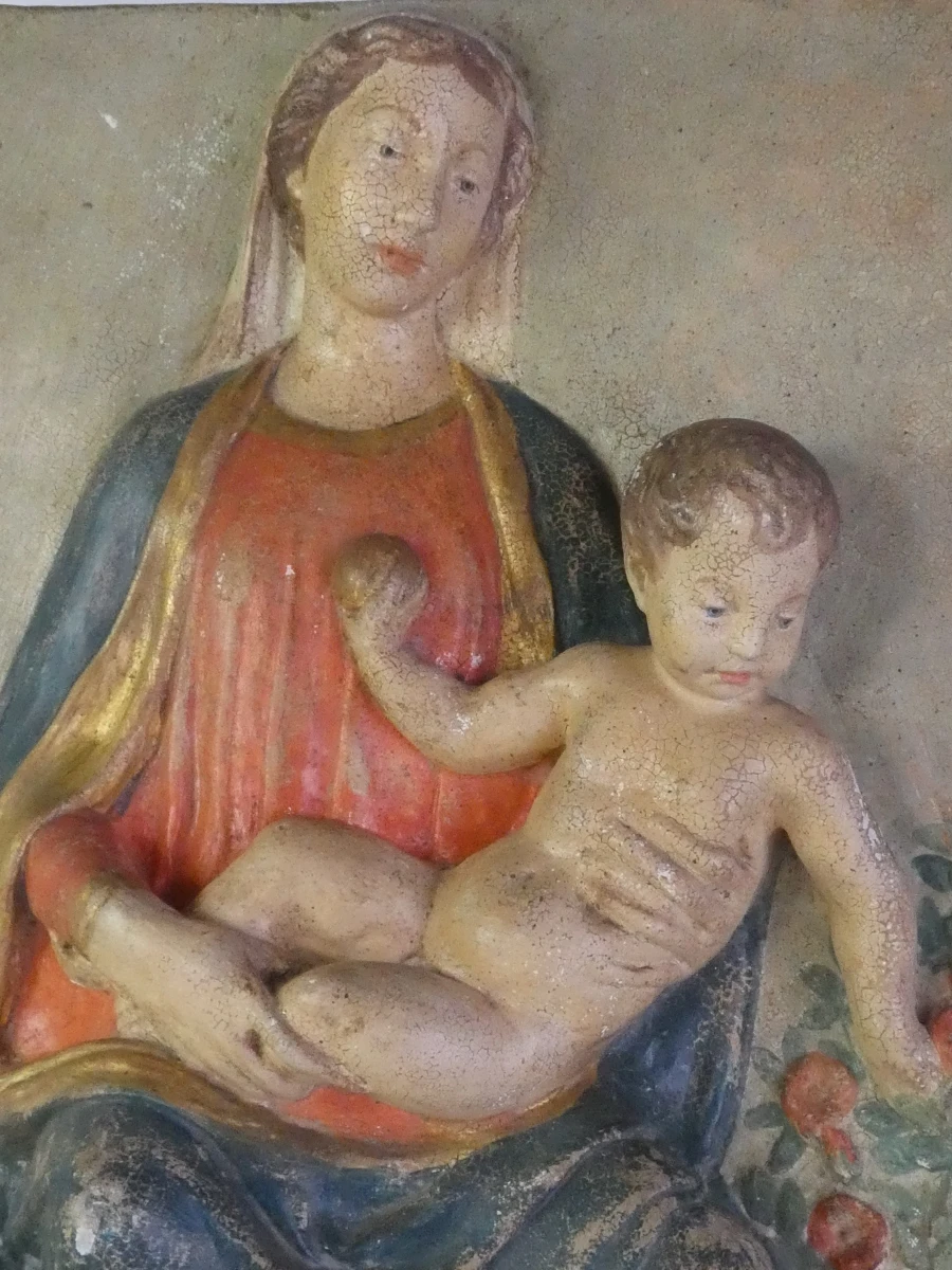 Religieuze wanddecoratie Maria met kind - foto 7