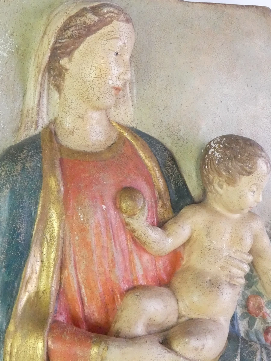 Religieuze wanddecoratie Maria met kind - foto 15