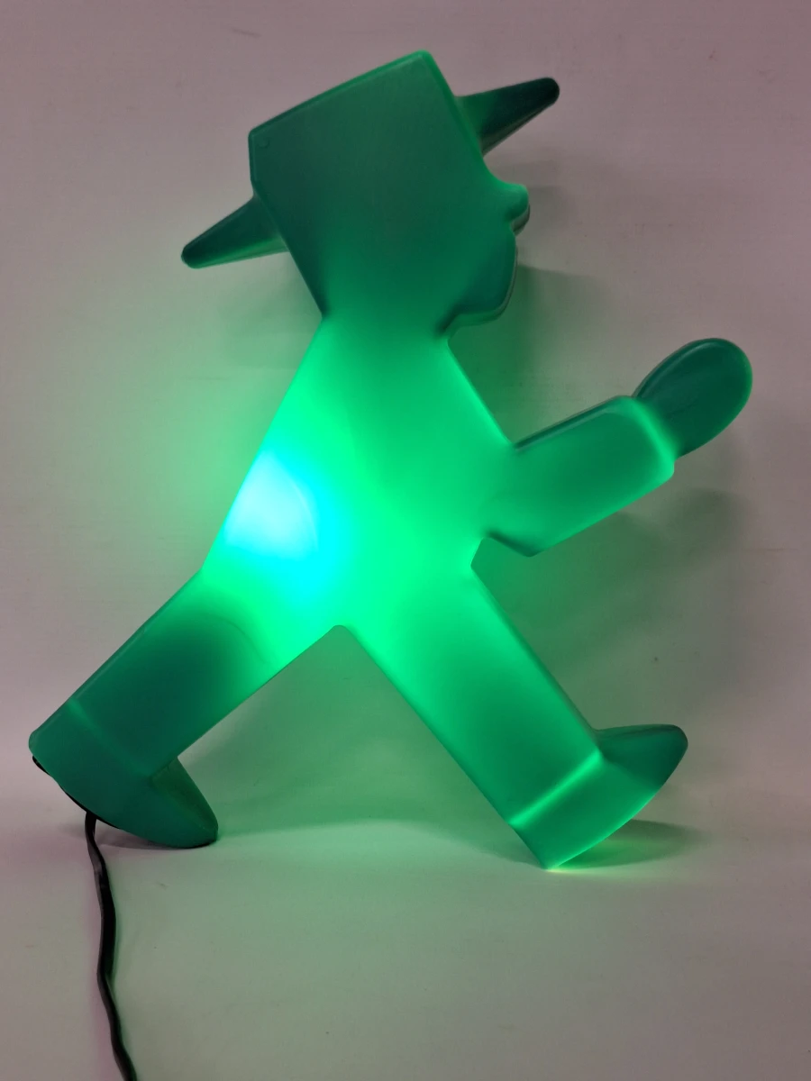 Groene Ampelmann “Geher” sfeerlamp - Berlijns voetgangersfiguurtje - foto 4