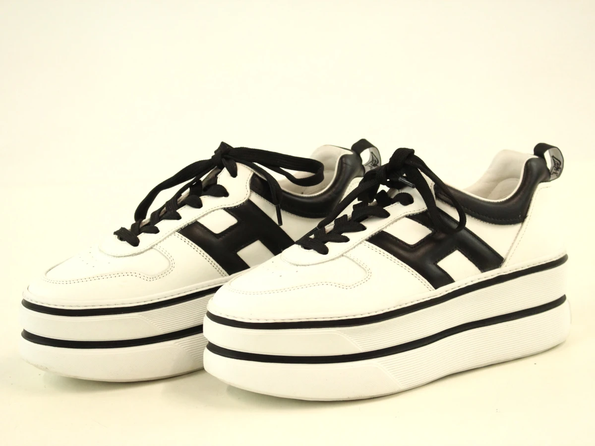 Hogan sneakers dames met plateauzool - maat 38 - Made in Italy - foto 3