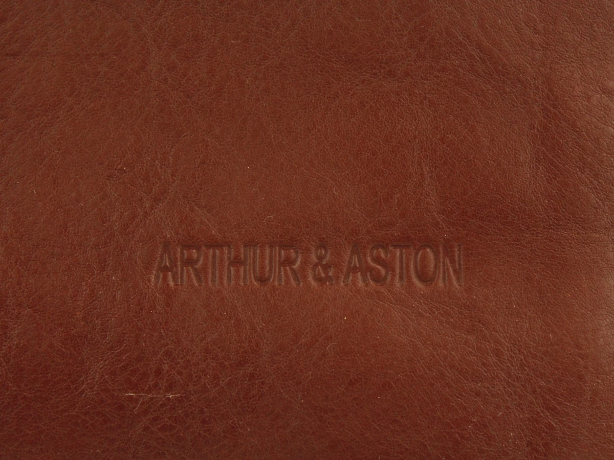 Arthur & Aston lederen aktetas / documententas - foto 2