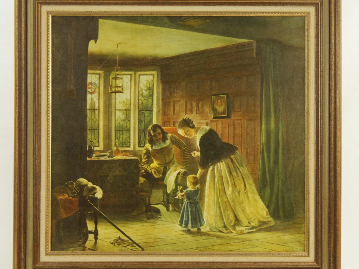 Reproductie "The Cavalier's Return (the first steps)" – Richard Caton Woodville (1847) - foto 2