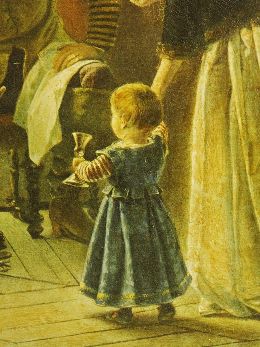 Reproductie "The Cavalier's Return (the first steps)" – Richard Caton Woodville (1847) - foto 7