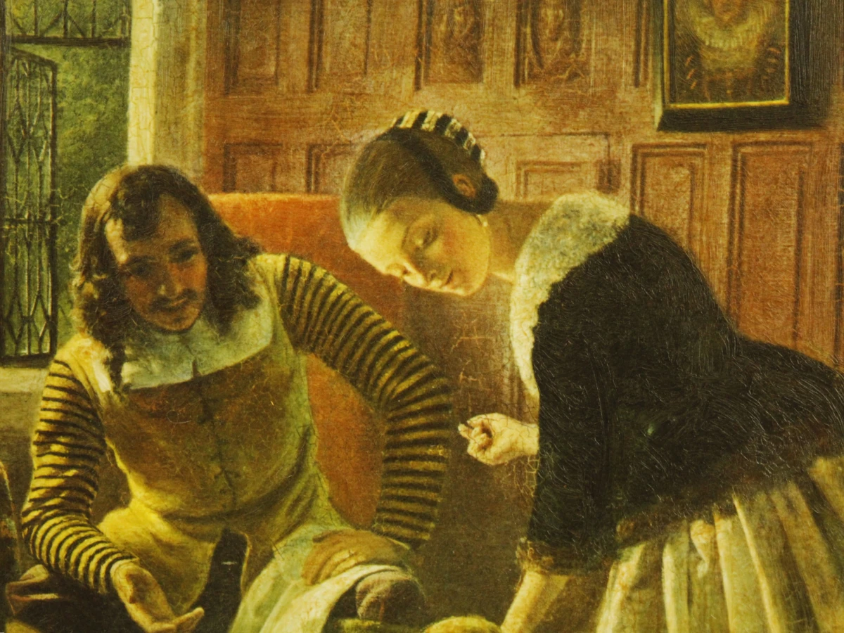 Reproductie "The Cavalier's Return (the first steps)" – Richard Caton Woodville (1847) - foto 8