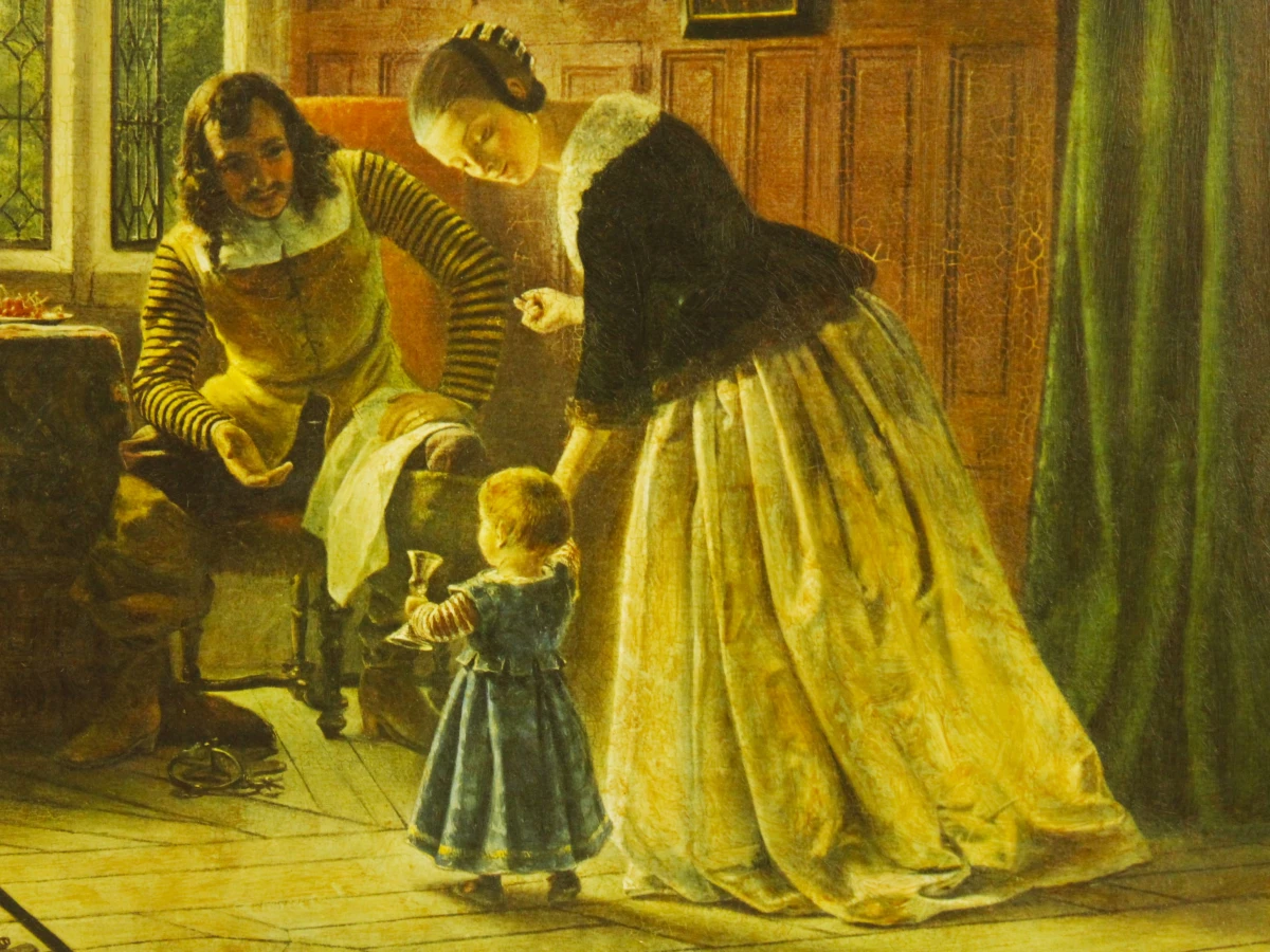 Reproductie "The Cavalier's Return (the first steps)" – Richard Caton Woodville (1847) - foto 9