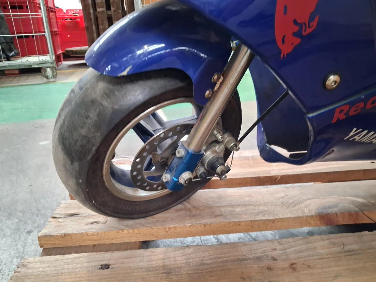 Blauwe mini pocketbike - foto 8