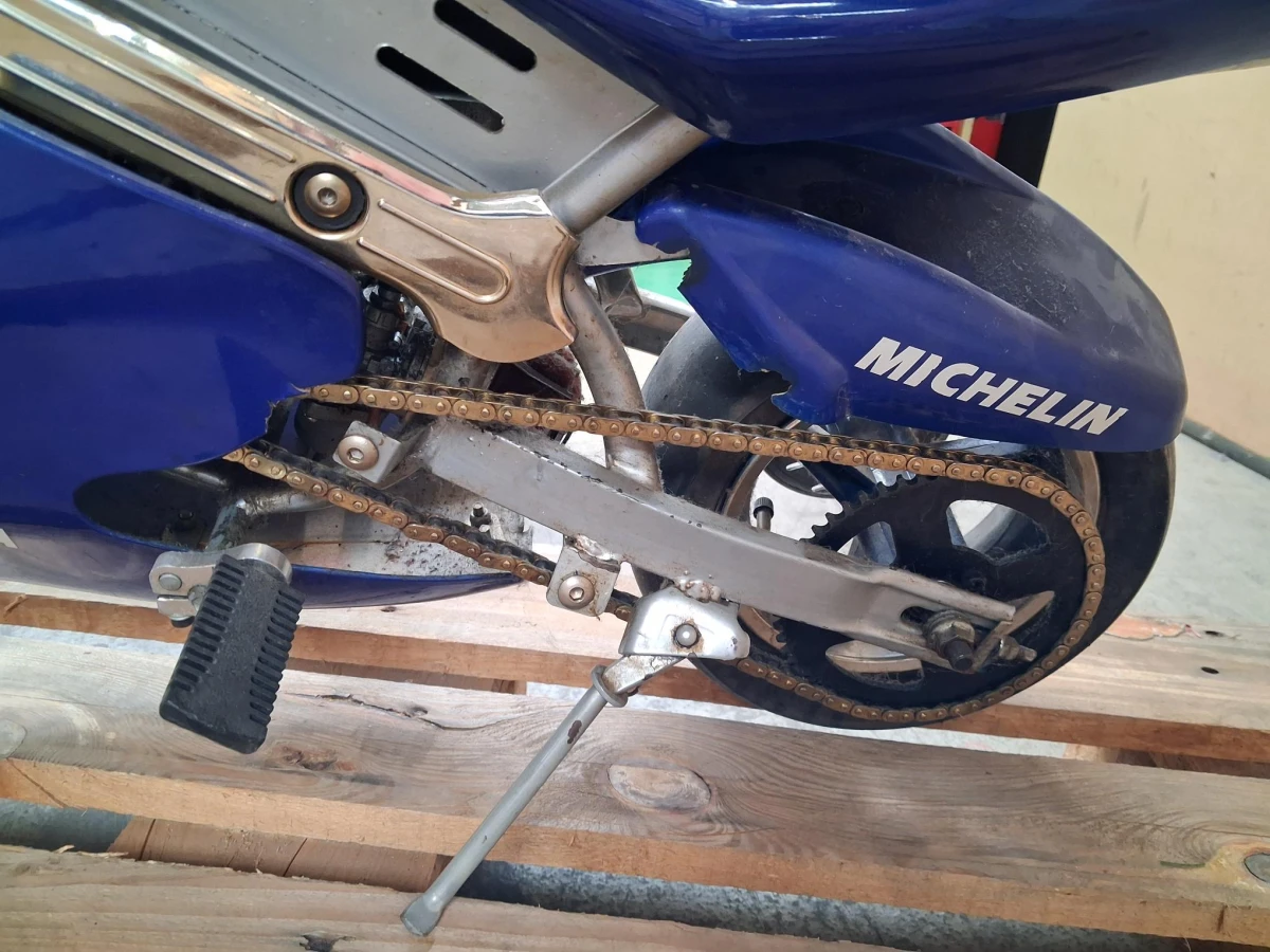 Blauwe mini pocketbike - foto 7