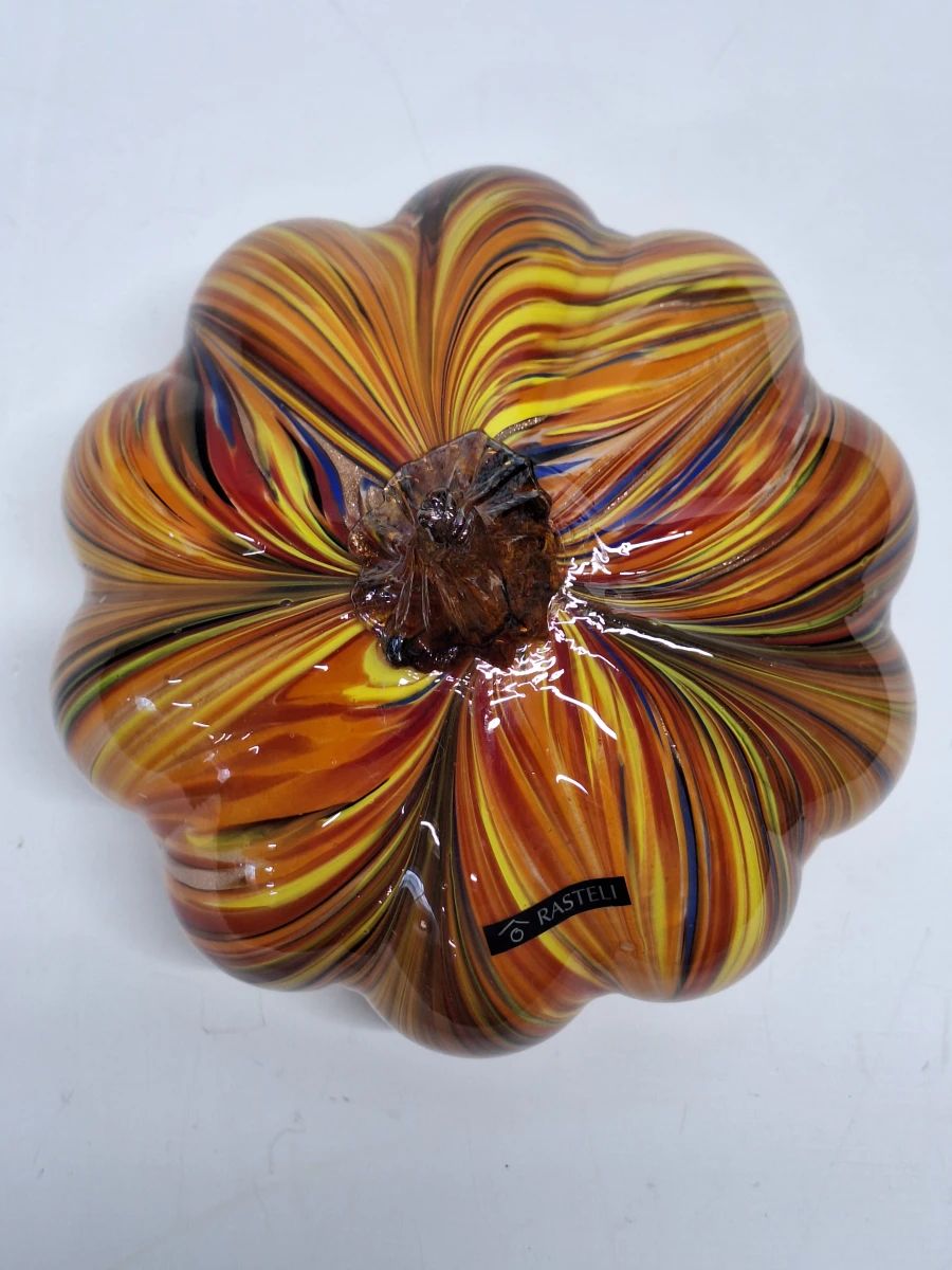 Glazen pompoen met herfstkleuren van Rasteli - foto 6