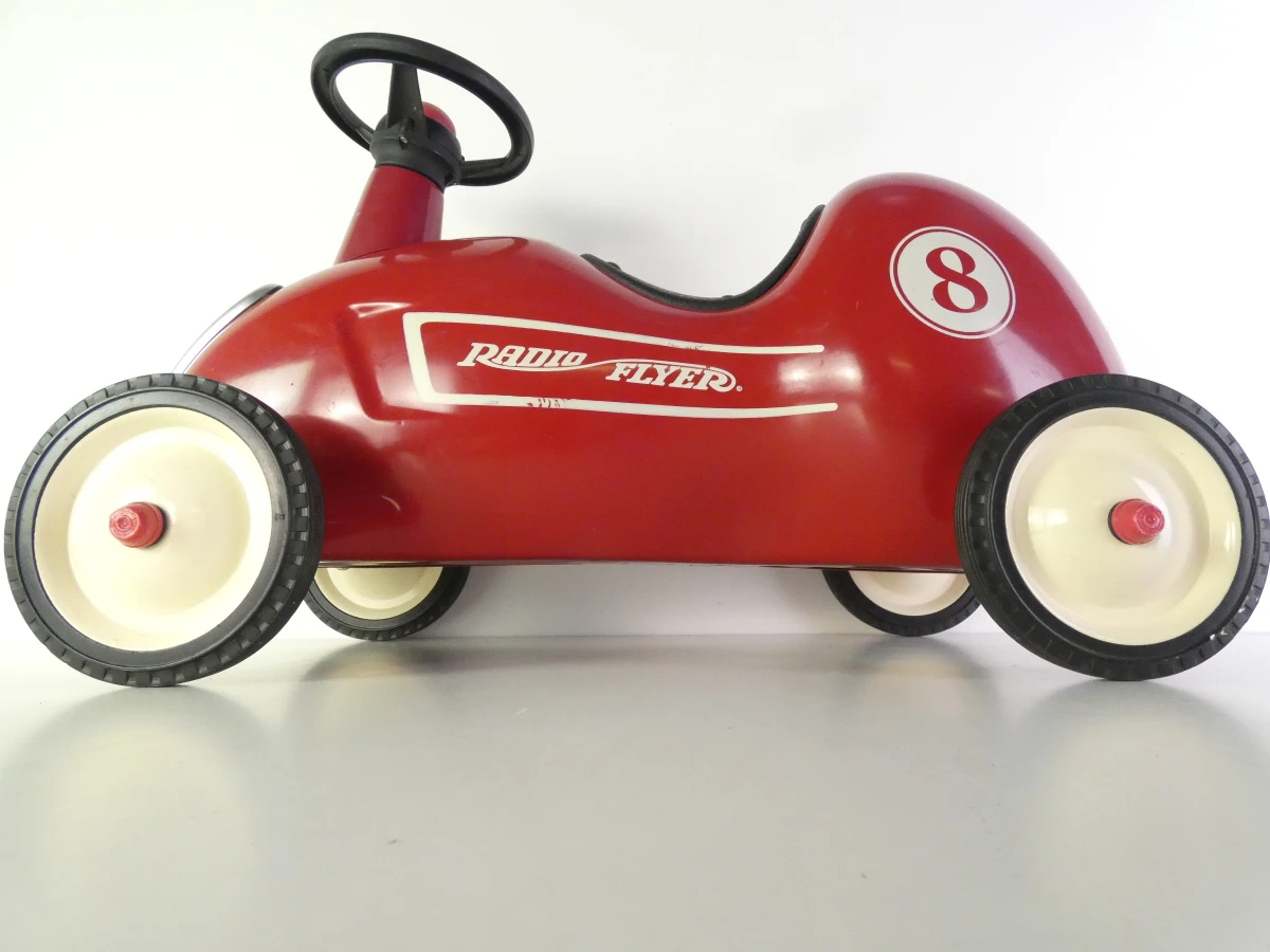 Radio Flyer Little Red Roadster (Model 8) metalen loopauto - foto 8