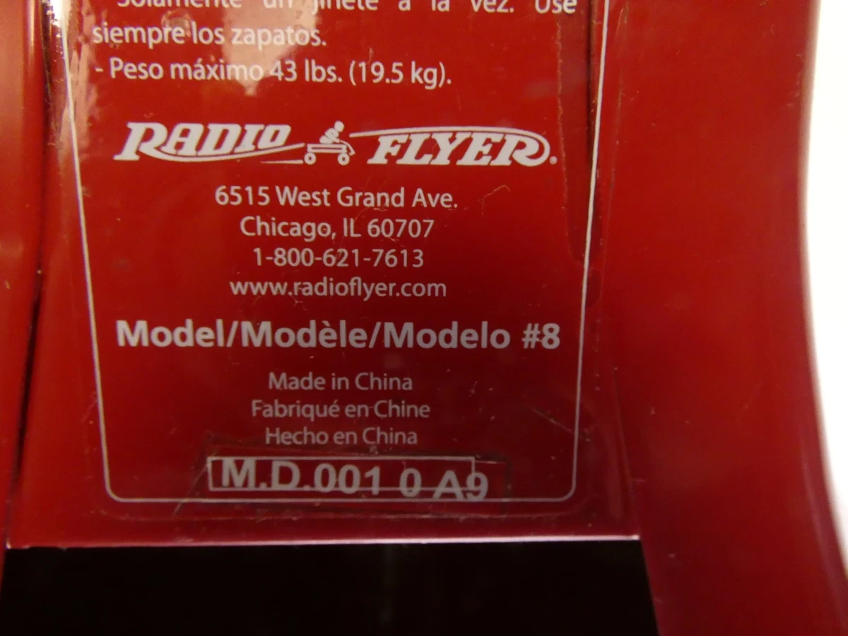 Radio Flyer Little Red Roadster (Model 8) metalen loopauto - foto 15