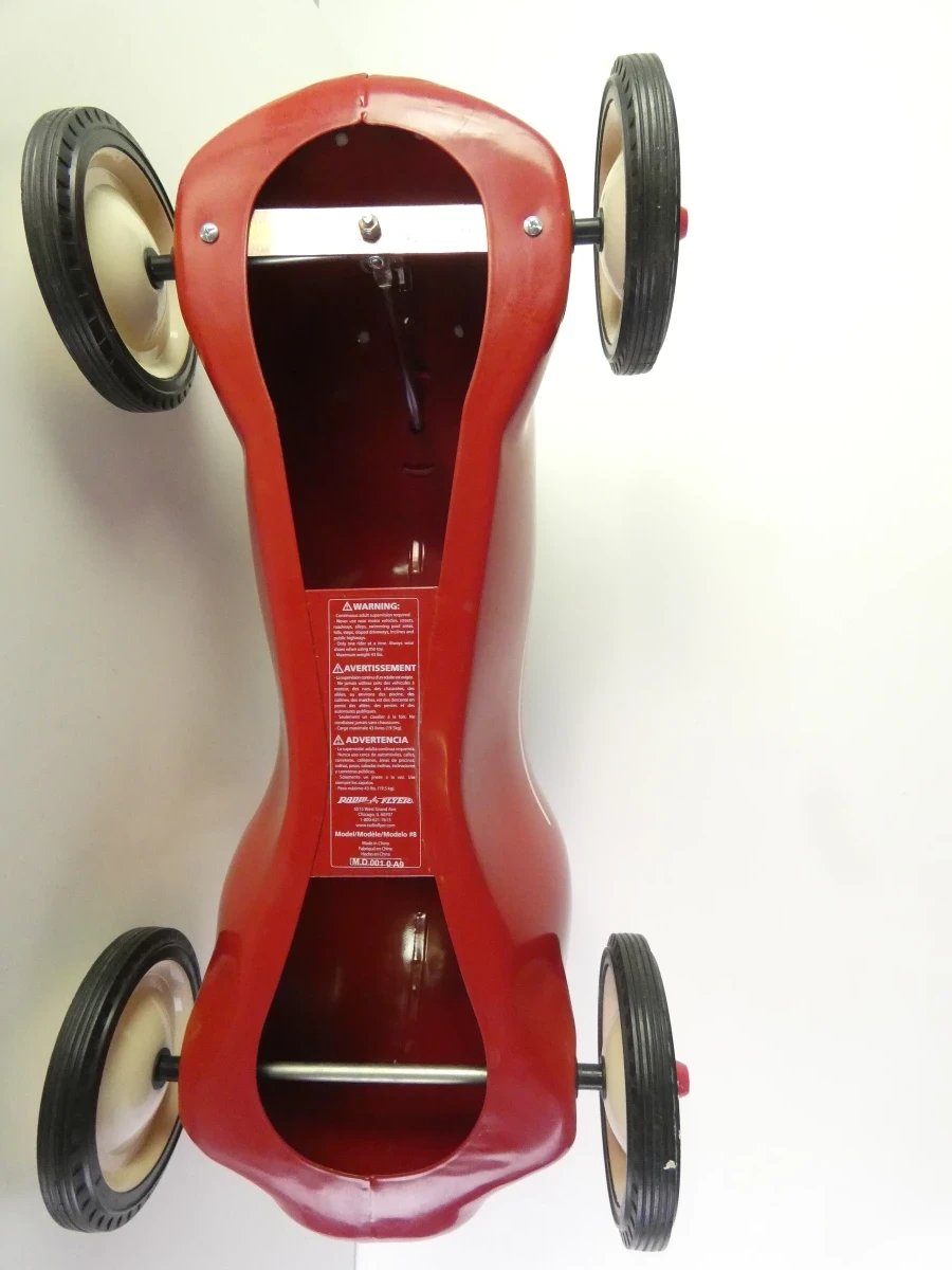 Radio Flyer Little Red Roadster (Model 8) metalen loopauto - foto 12