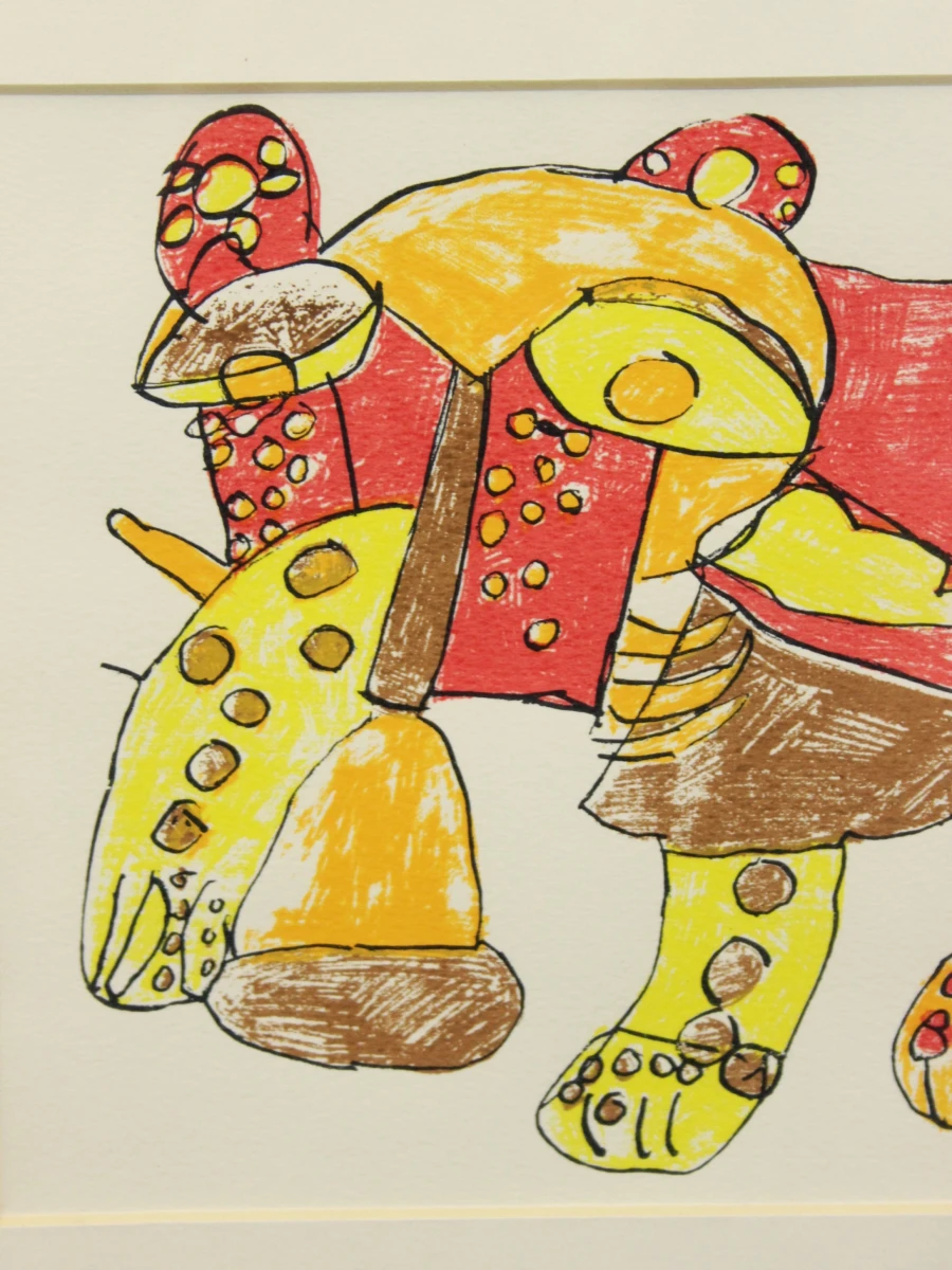 Abstracte grafische print van een roofdier - Tivolishop - foto 4