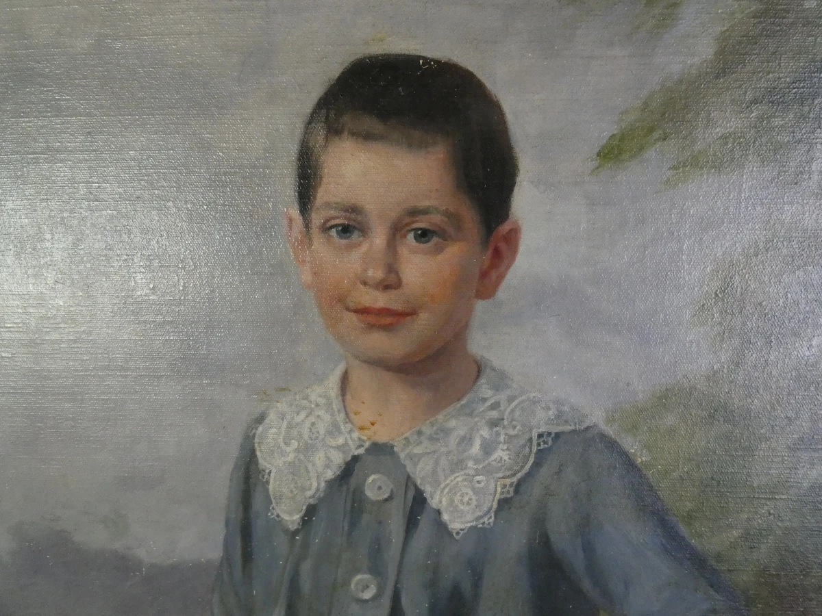 Olieverfschilderij op doek - C. Armbrust, 1919 - foto 3