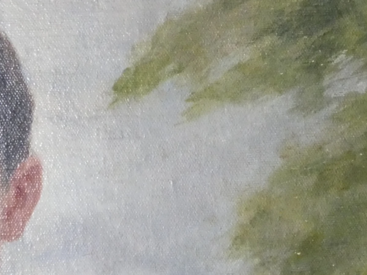 Olieverfschilderij op doek - C. Armbrust, 1919 - foto 8