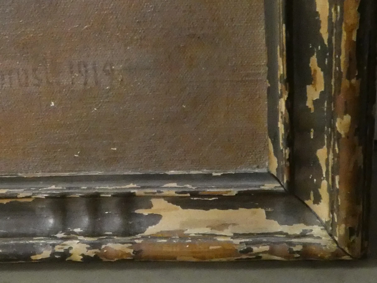 Olieverfschilderij op doek - C. Armbrust, 1919 - foto 19