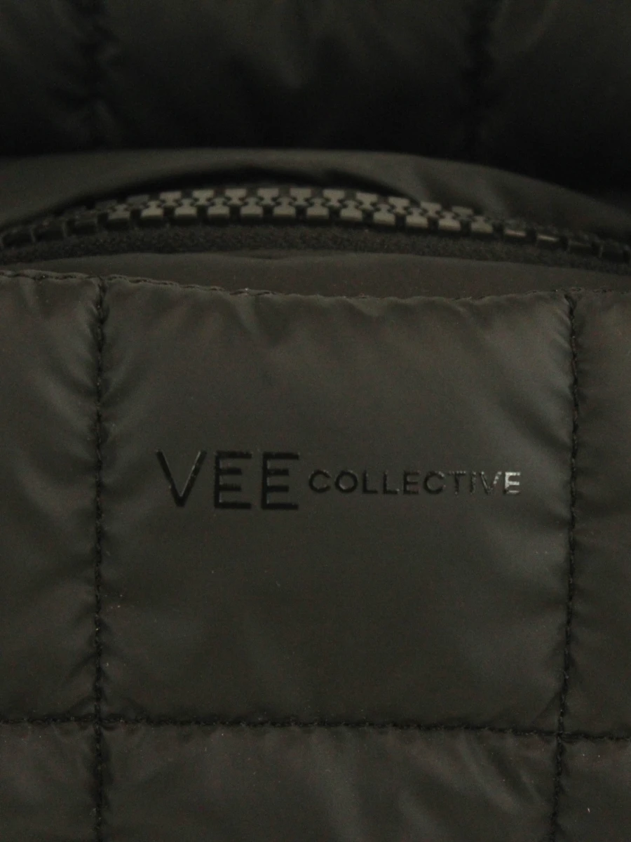 VEE Collective gewatteerde handtas + kleinere 'toilet'tas - zwart - nieuw - foto 3