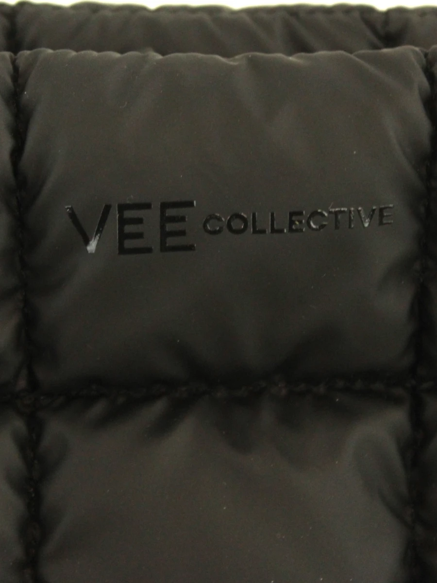 VEE Collective gewatteerde handtas + kleinere 'toilet'tas - zwart - nieuw - foto 8