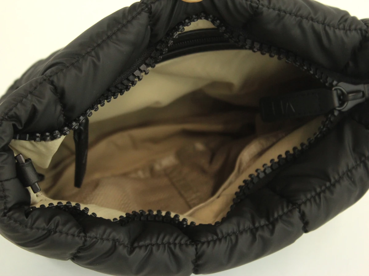 VEE Collective gewatteerde handtas + kleinere 'toilet'tas - zwart - nieuw - foto 9