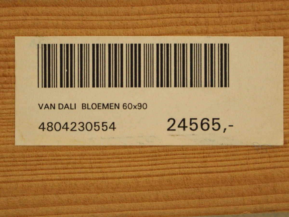 Kleurrijk handgeschilderd bloemstilleven - olie op doek - 90 x 60 cm - foto 13