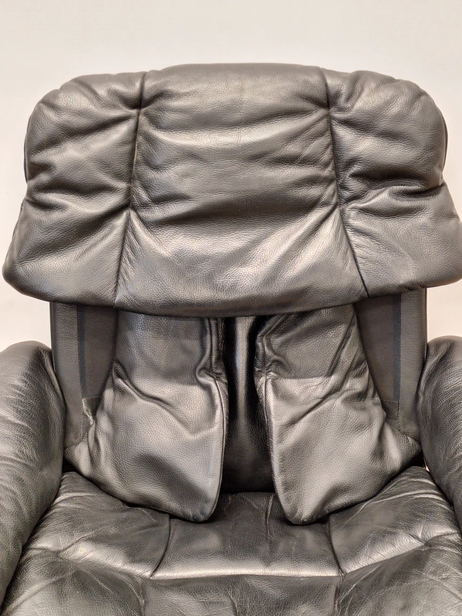 Set van twee Stressless Reno relaxfauteuils in zwart leer maat Large van Ekornes - foto 9
