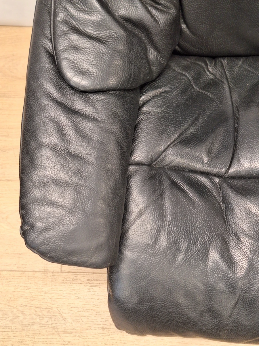 Set van twee Stressless Reno relaxfauteuils in zwart leer maat Large van Ekornes - foto 7