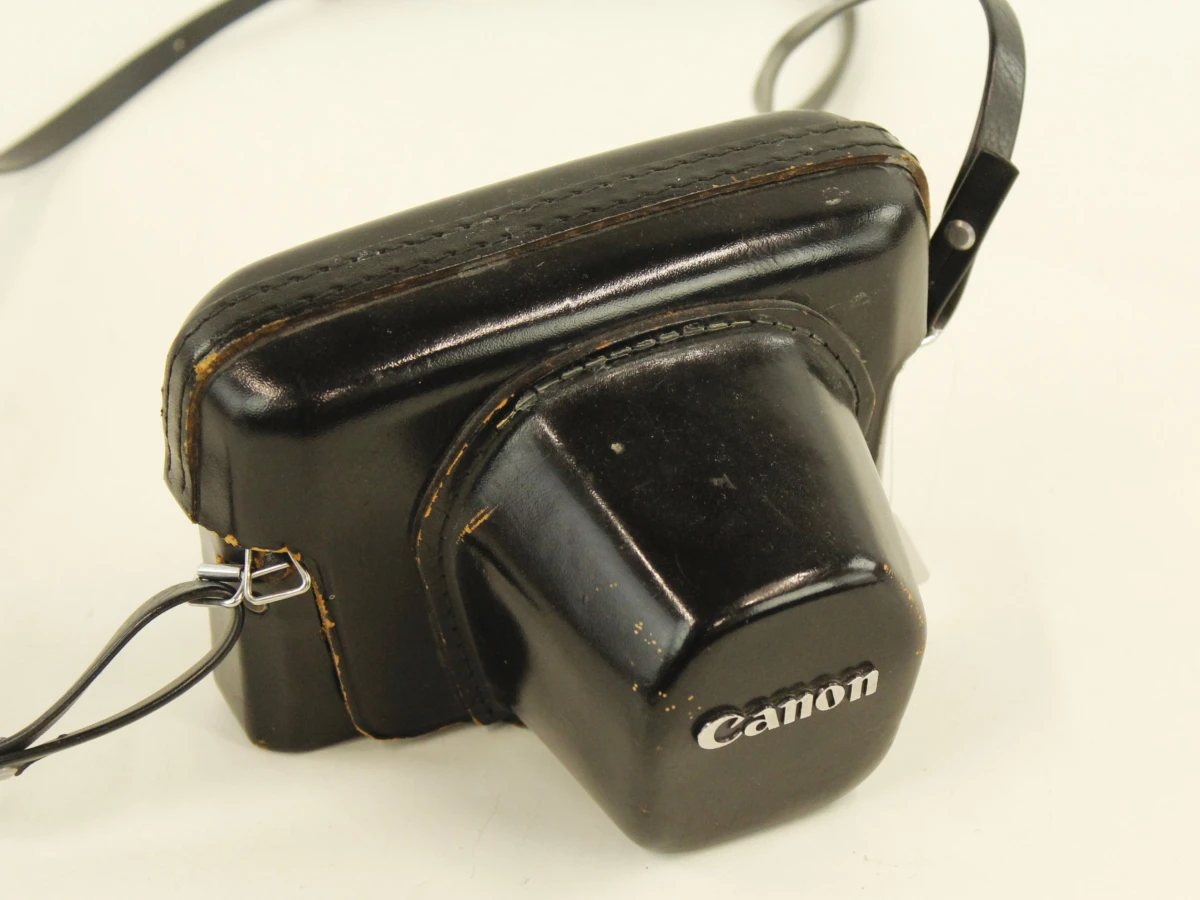 Canon FT QL + FL 50mm f/1.8 lens en lederen tas - foto 2