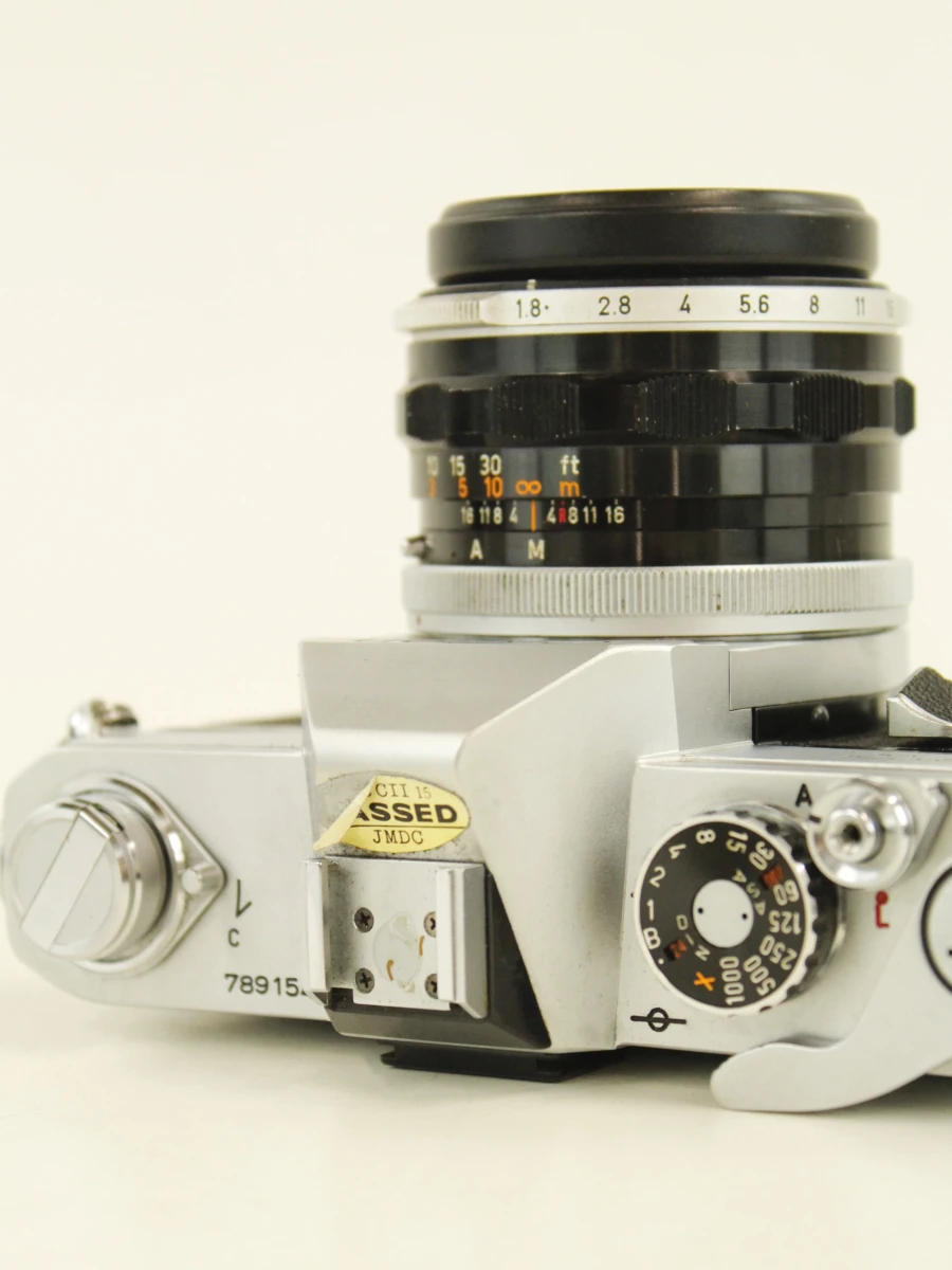Canon FT QL + FL 50mm f/1.8 lens en lederen tas - foto 6