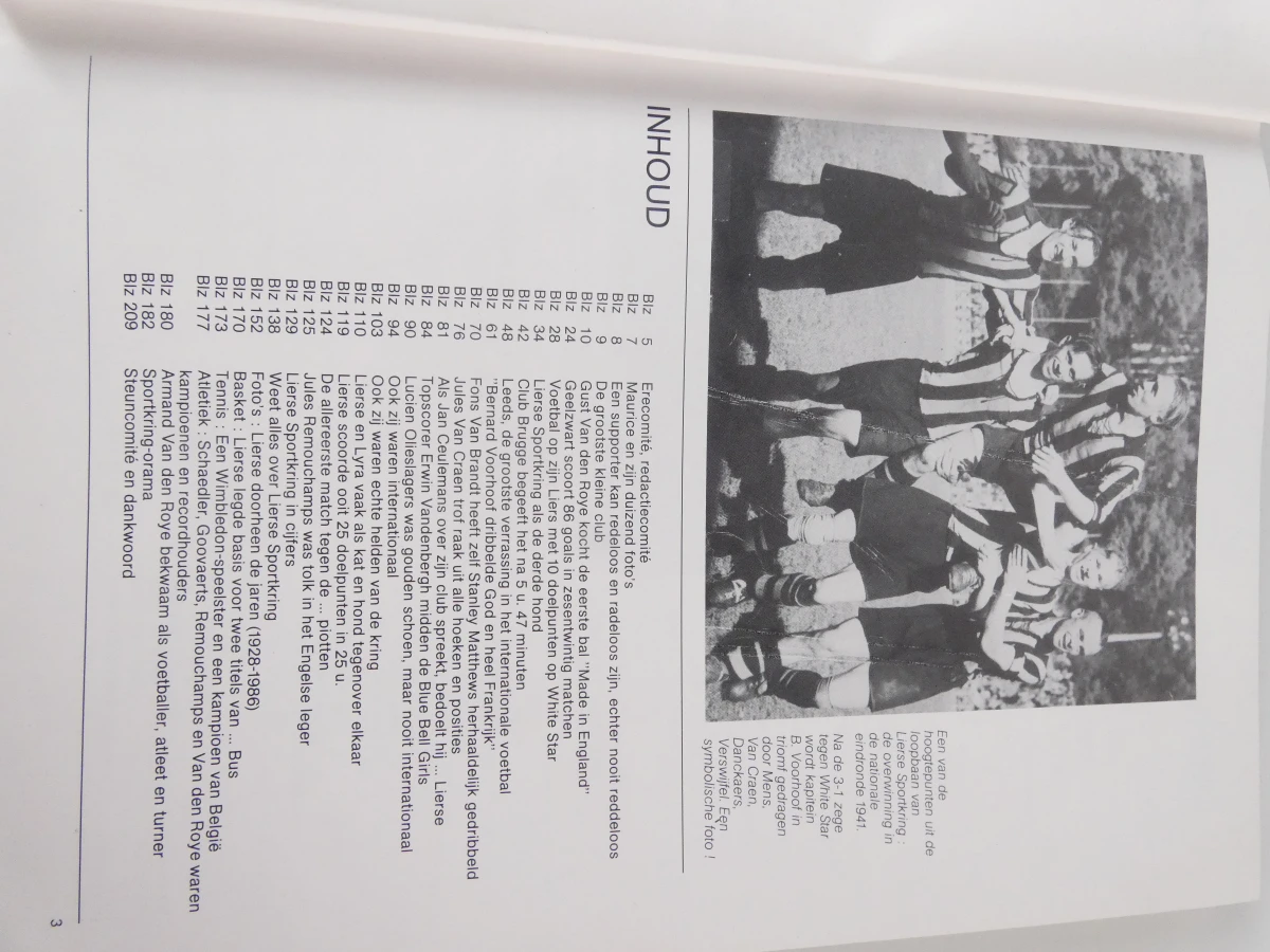 Boek 80 jaar Goud-Zwart K. Lierse SK 1906-1986 - foto 2