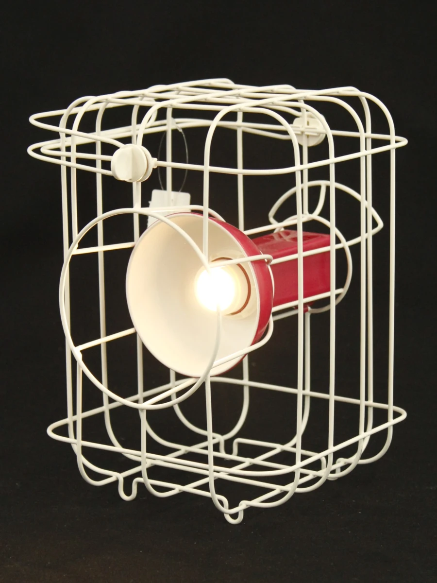 IKEA vintage Matali Crasset 'Nomad design' industriële led tafellamp - foto 5