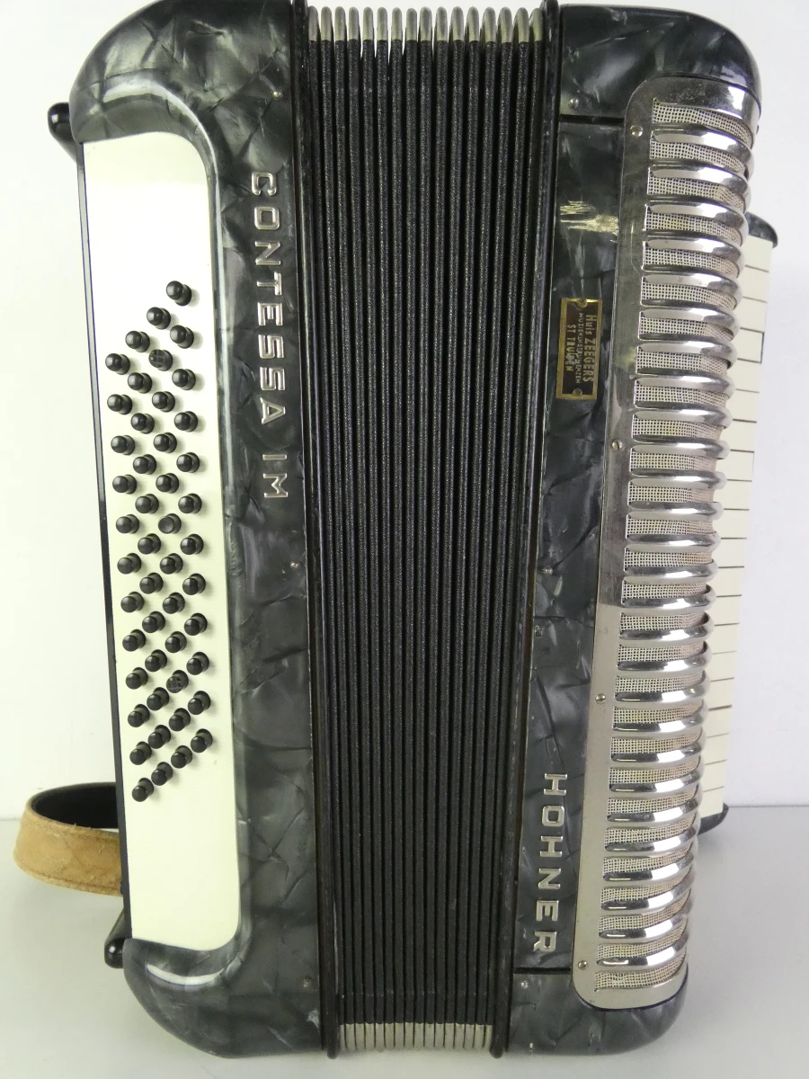 Vintage Hohner Contessa IM accordeon - foto 4