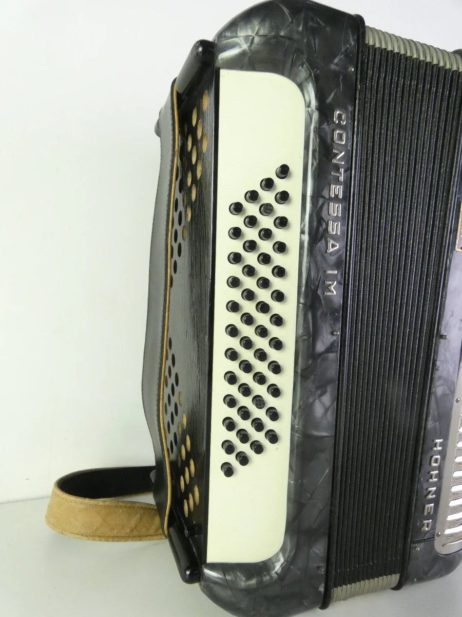 Vintage Hohner Contessa IM accordeon - foto 5