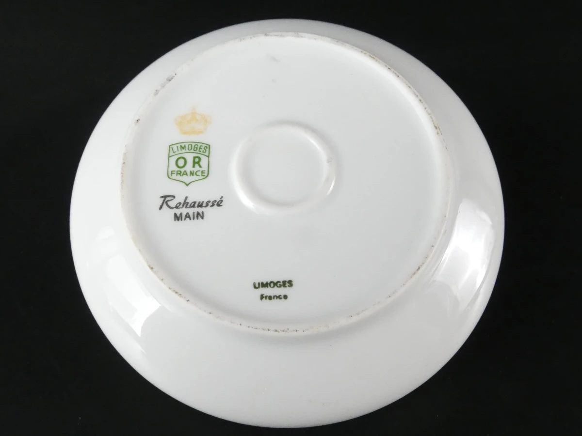 Set van 6 handgeschilderde Limoges porseleinen doosjes - foto 12