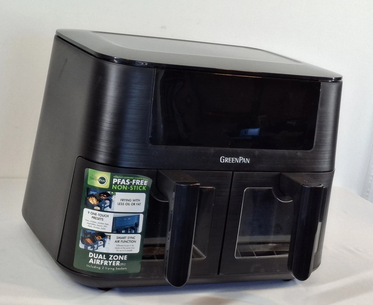 GreenPan Bistro Dual Zone Airfryer 8L - foto 2