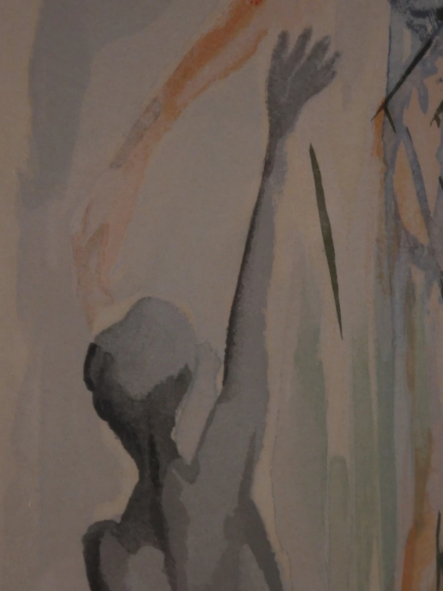 Set van 3 ingelijste houtsnedes -  Salvador Dalí – De Goddelijke Komedie - foto 19