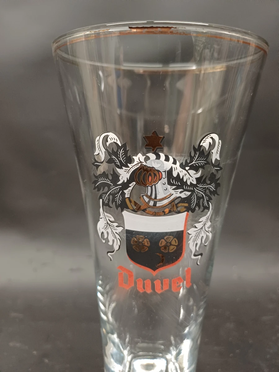 Set van 4 vintage Duvel fluitglazen - foto 5