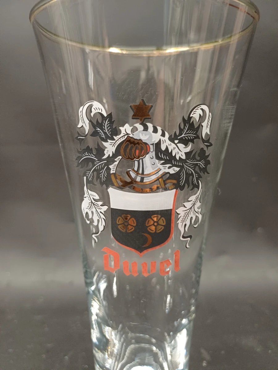 Set van 4 vintage Duvel fluitglazen - foto 4